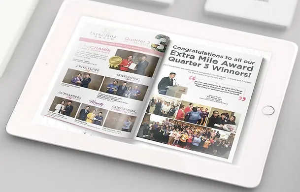 Changi Airport Singapore: Extra Mile Award Events 18/19 artwork 3