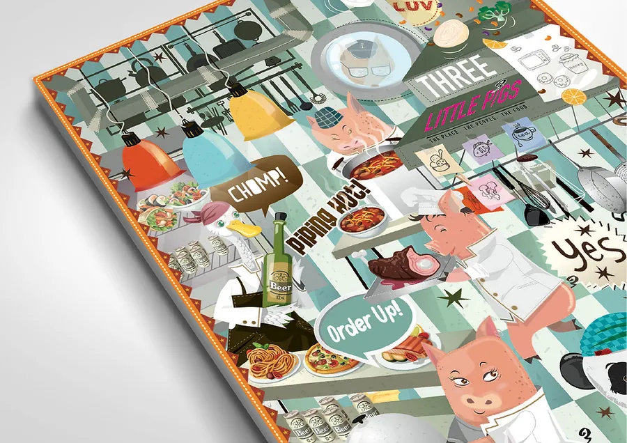 Minor Food Group: Three Little Pigs artwork 1